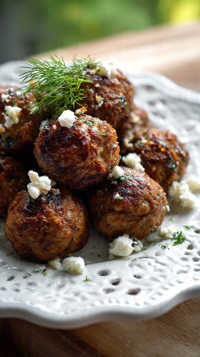 Easy Greek Meatballs