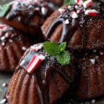 Chocolate Peppermint Madeleines