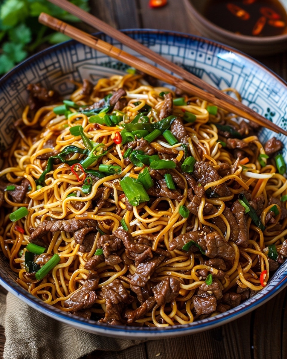 Hoisin Beef Noodles Recipe