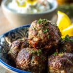 Easy Greek Meatballs