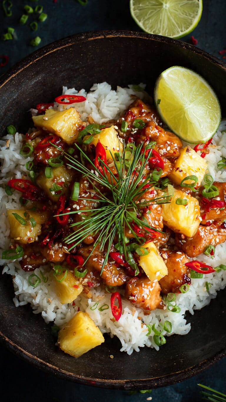 Easy Pineapple Chicken with Rice