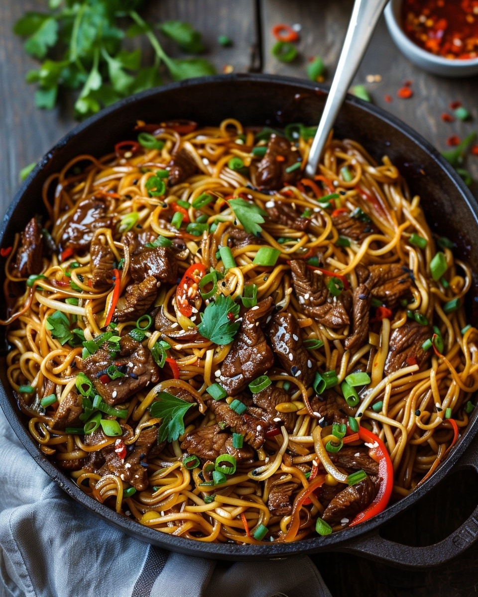 Hoisin Beef Noodles Recipe