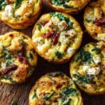 Savory Spinach, Feta, and Sun-Dried Tomato Egg Muffins for a Perfect Breakfast