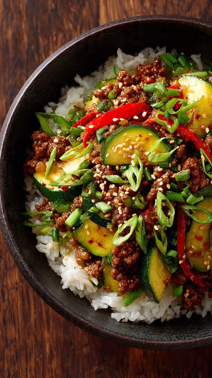 Beef & Zucchini Stir-Fry