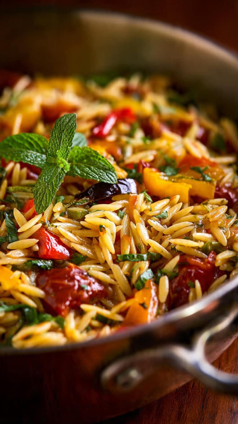 Roasted Vegetable Orzo