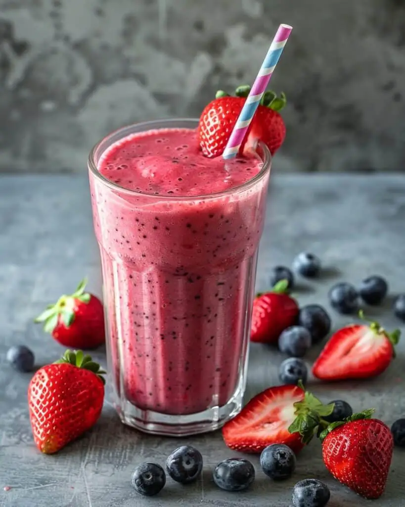 Strawberry Blueberry Smoothie