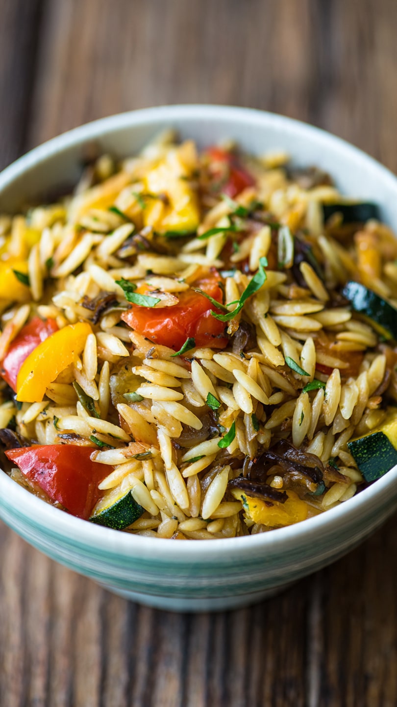 Roasted Vegetable Orzo