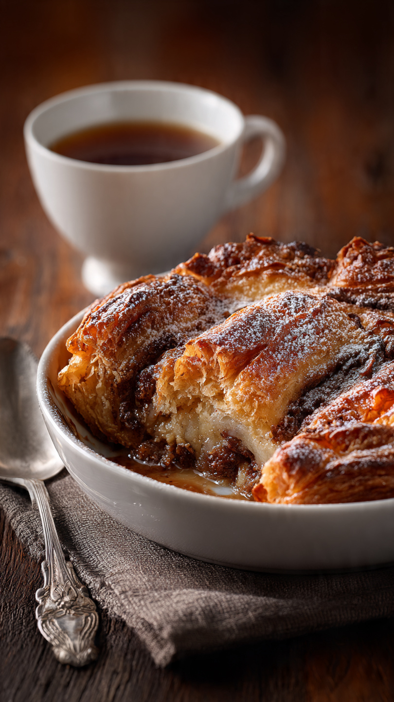 Chocolate Croissant Breakfast Bake