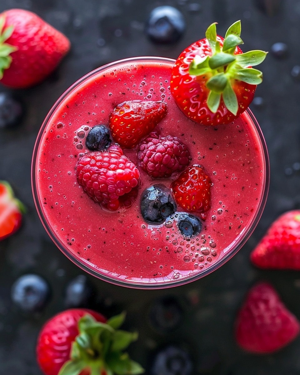 Strawberry Blueberry Smoothie