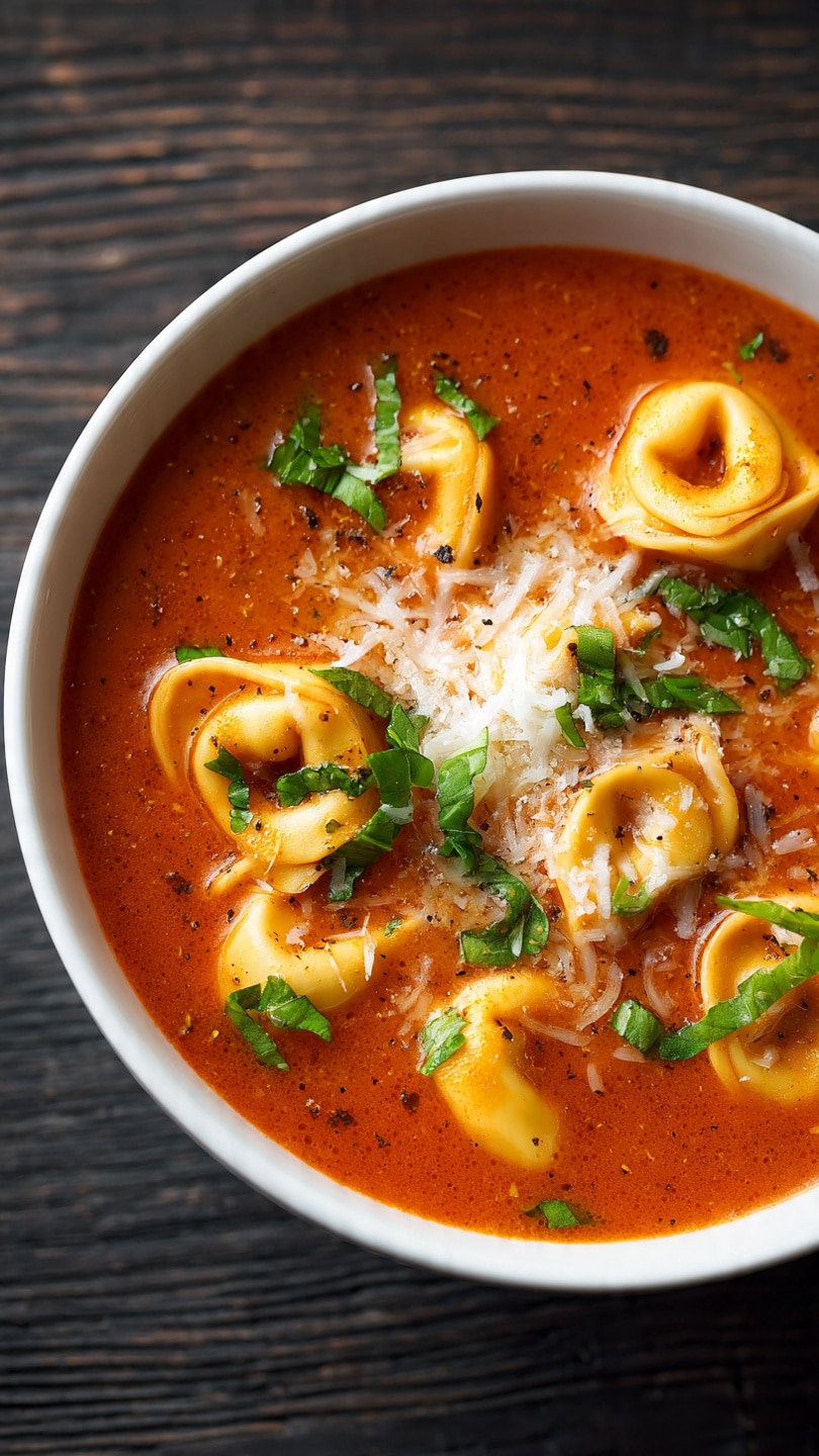 Tomato Tortellini Soup