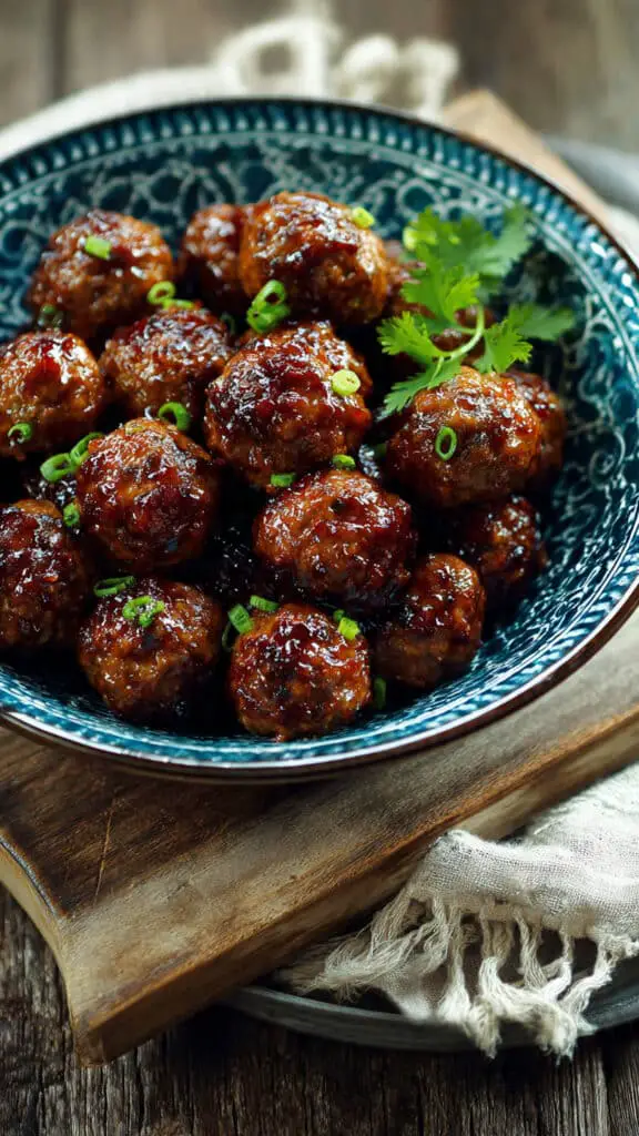 Easy Korean BBQ Meatballs Recipe