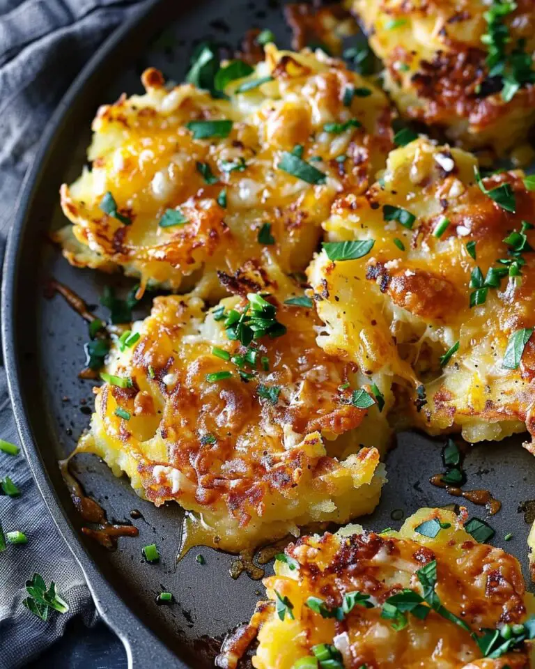 Cheesy Smashed Potatoes