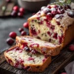 Moist Cranberry Bread with Fresh Cranberries