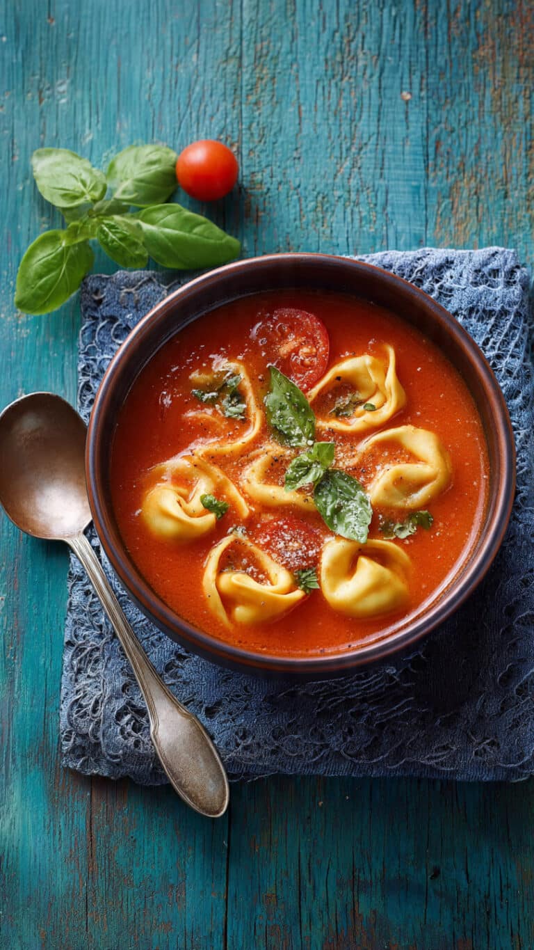 Tomato Tortellini Soup