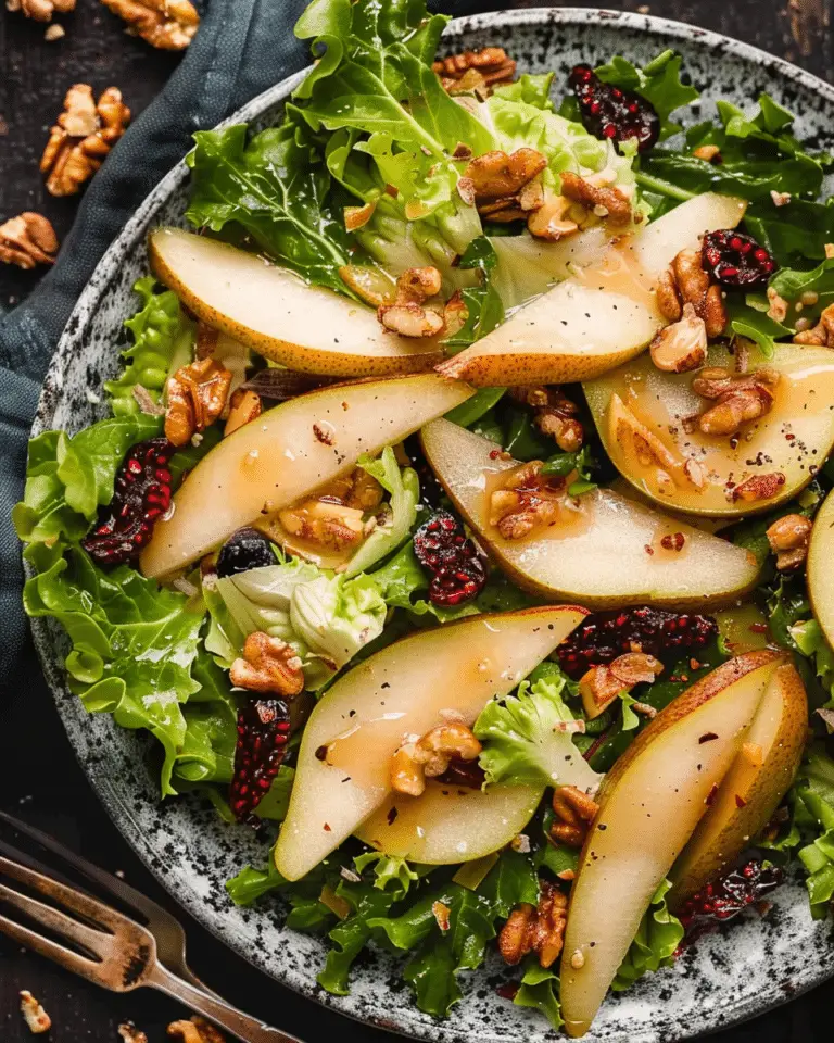 Winter Pear Salad