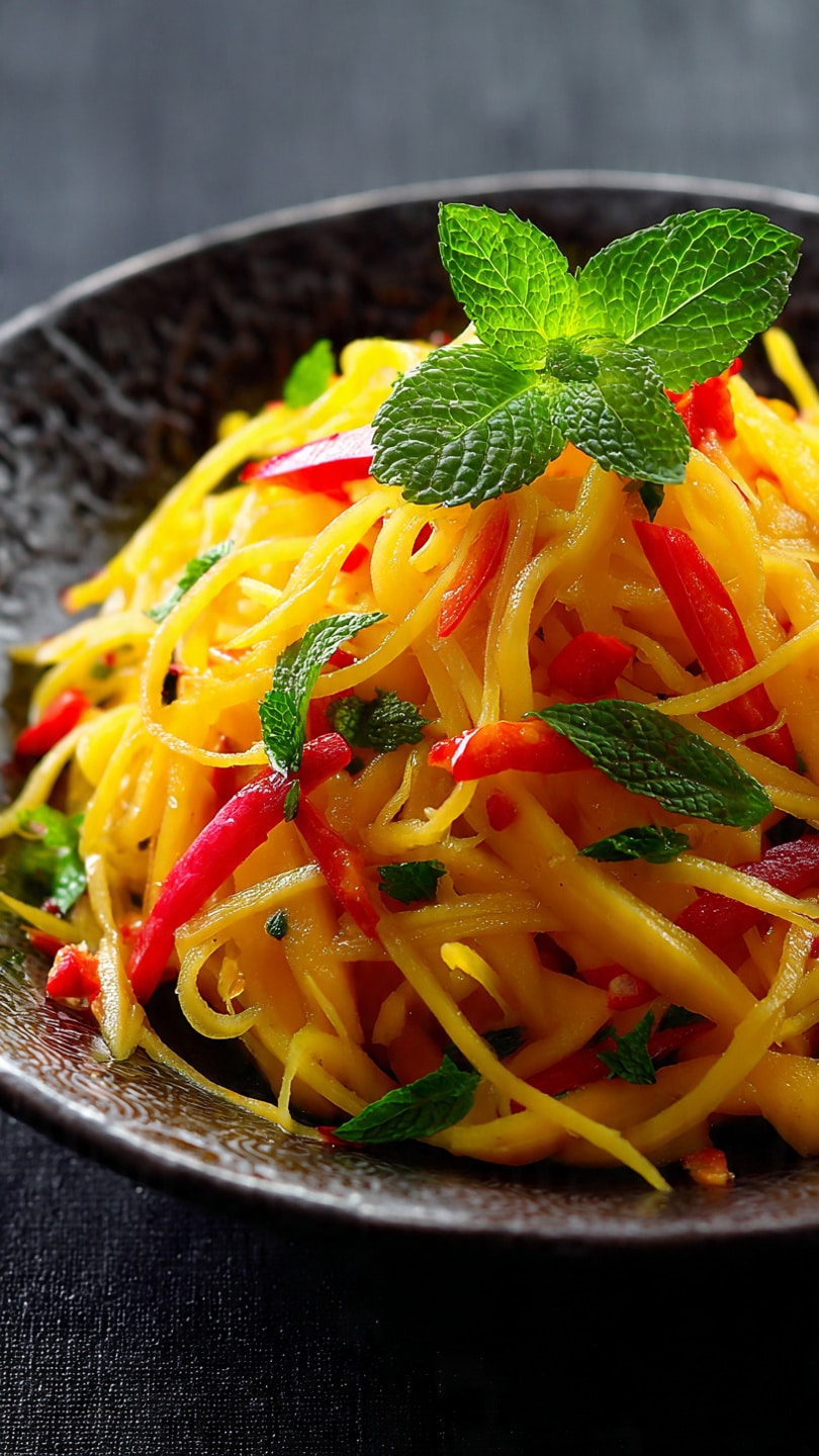 Sweet & Spicy Thai Mango Salad
