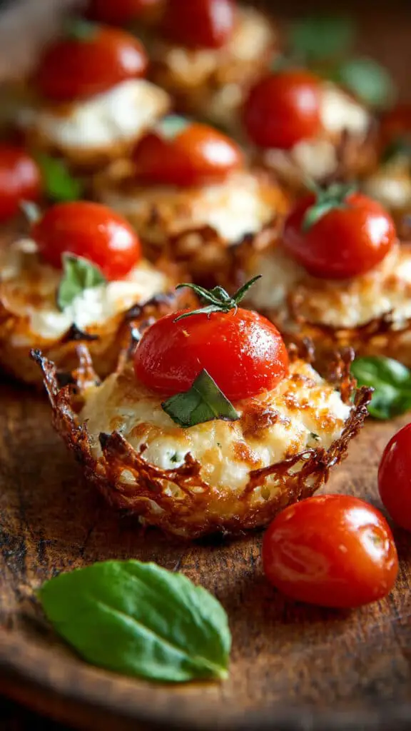 Baked Caprese Bites