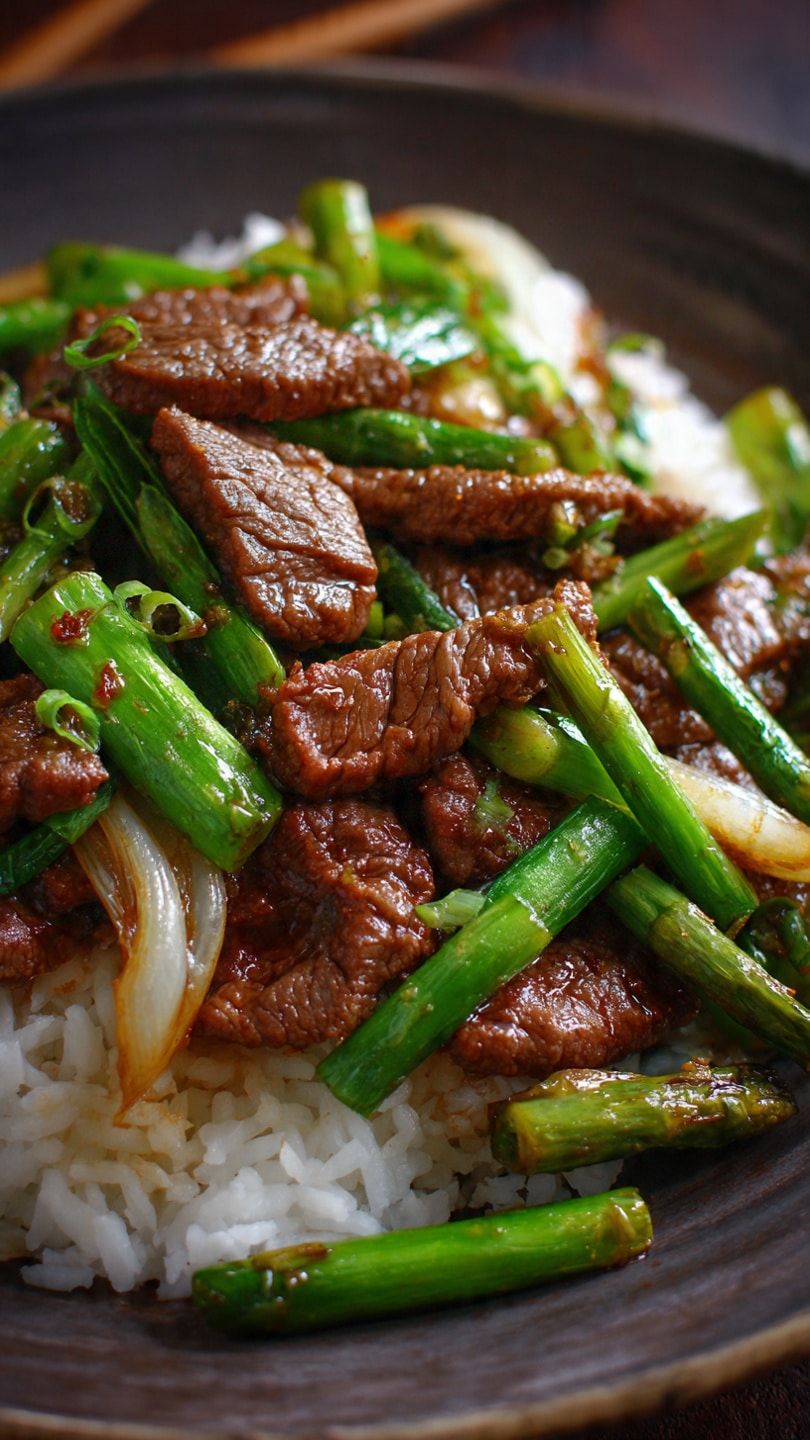 Scallion Beef Stir Fry