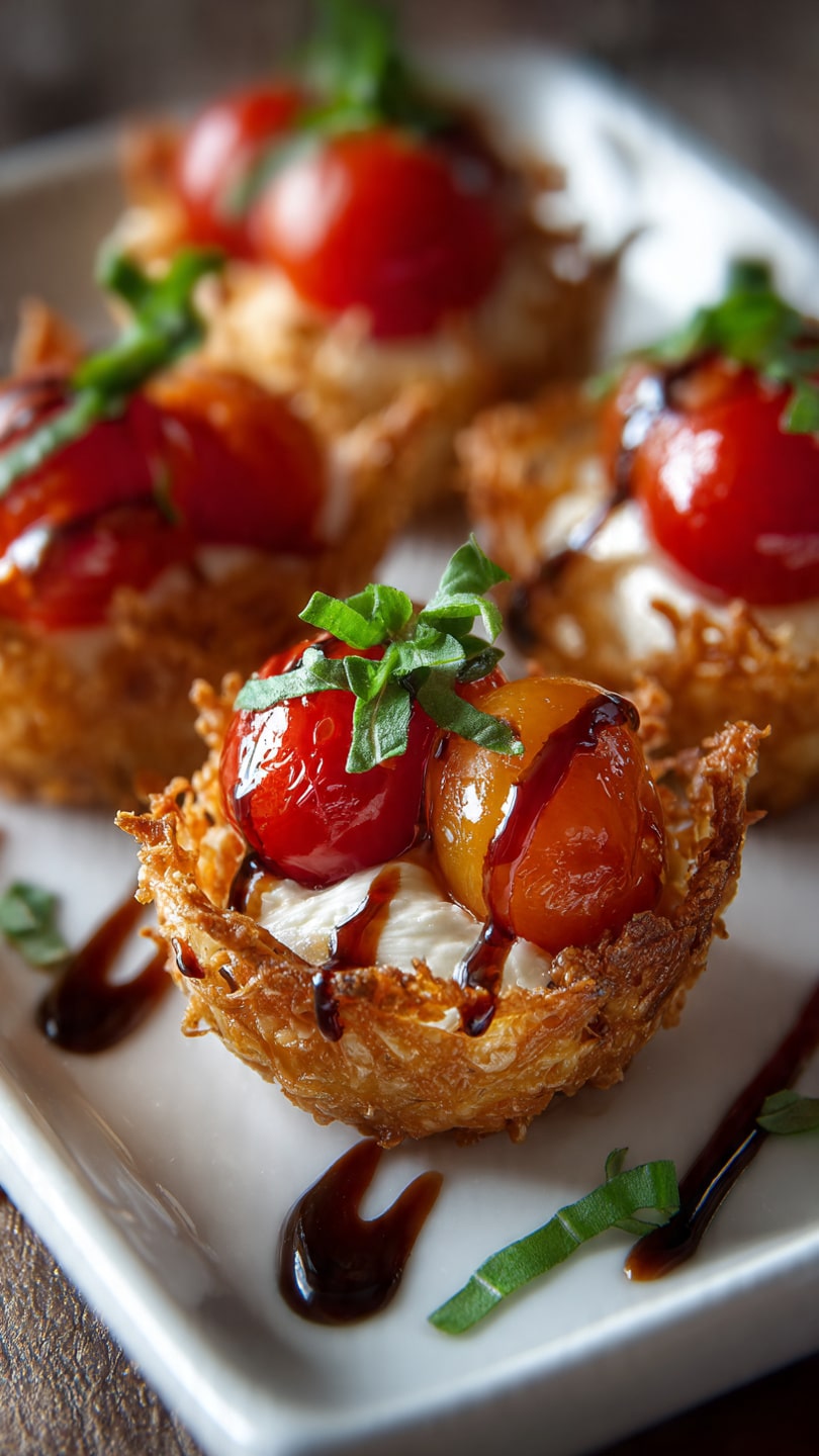 Baked Caprese Bites