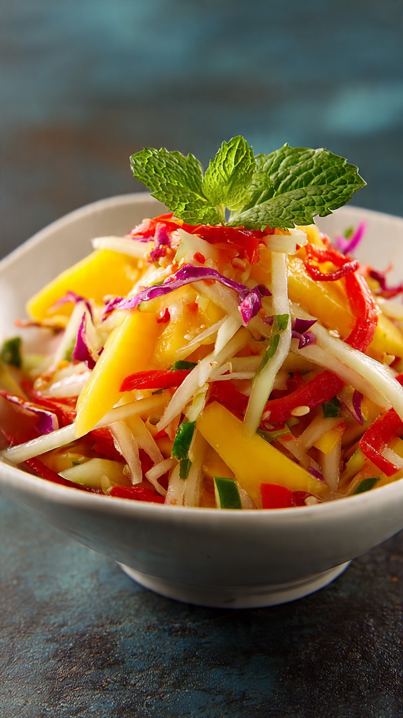 Sweet & Spicy Thai Mango Salad