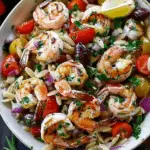 Greek Shrimp Orzo Salad