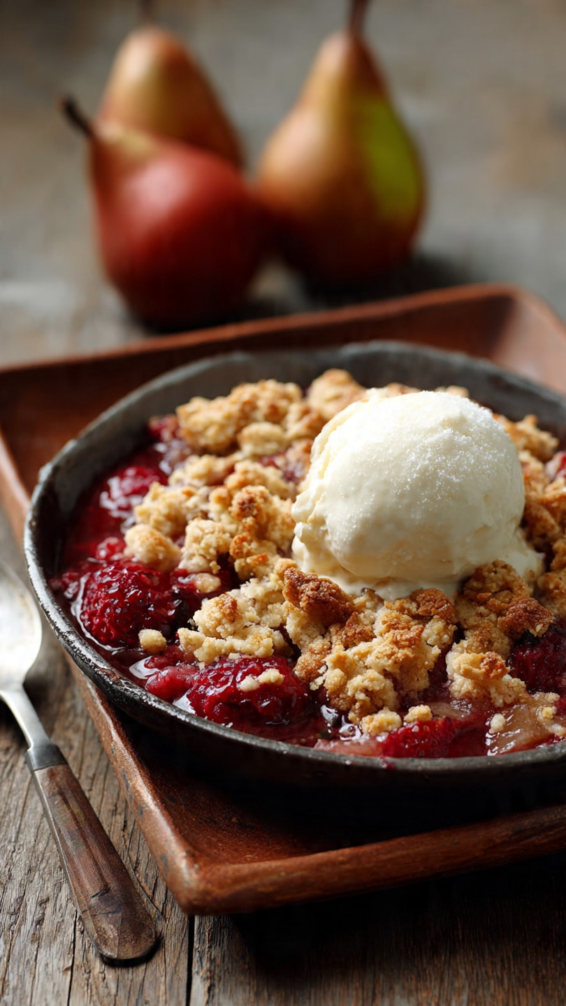Pear Berry Crumble