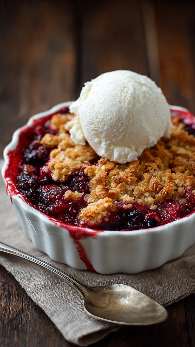 Pear Berry Crumble