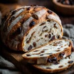 Cranberry Raisin Walnut Cinnamon Artisan Bread