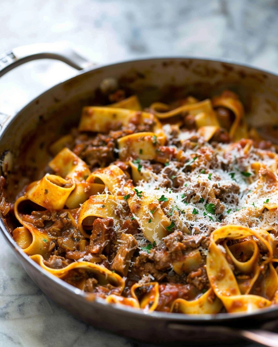 Dutch Oven Short Rib Ragu with Pappardelle