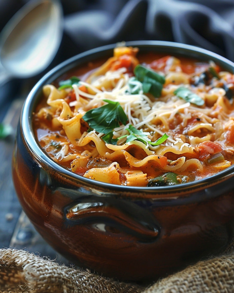 Vegan Lasagna Soup