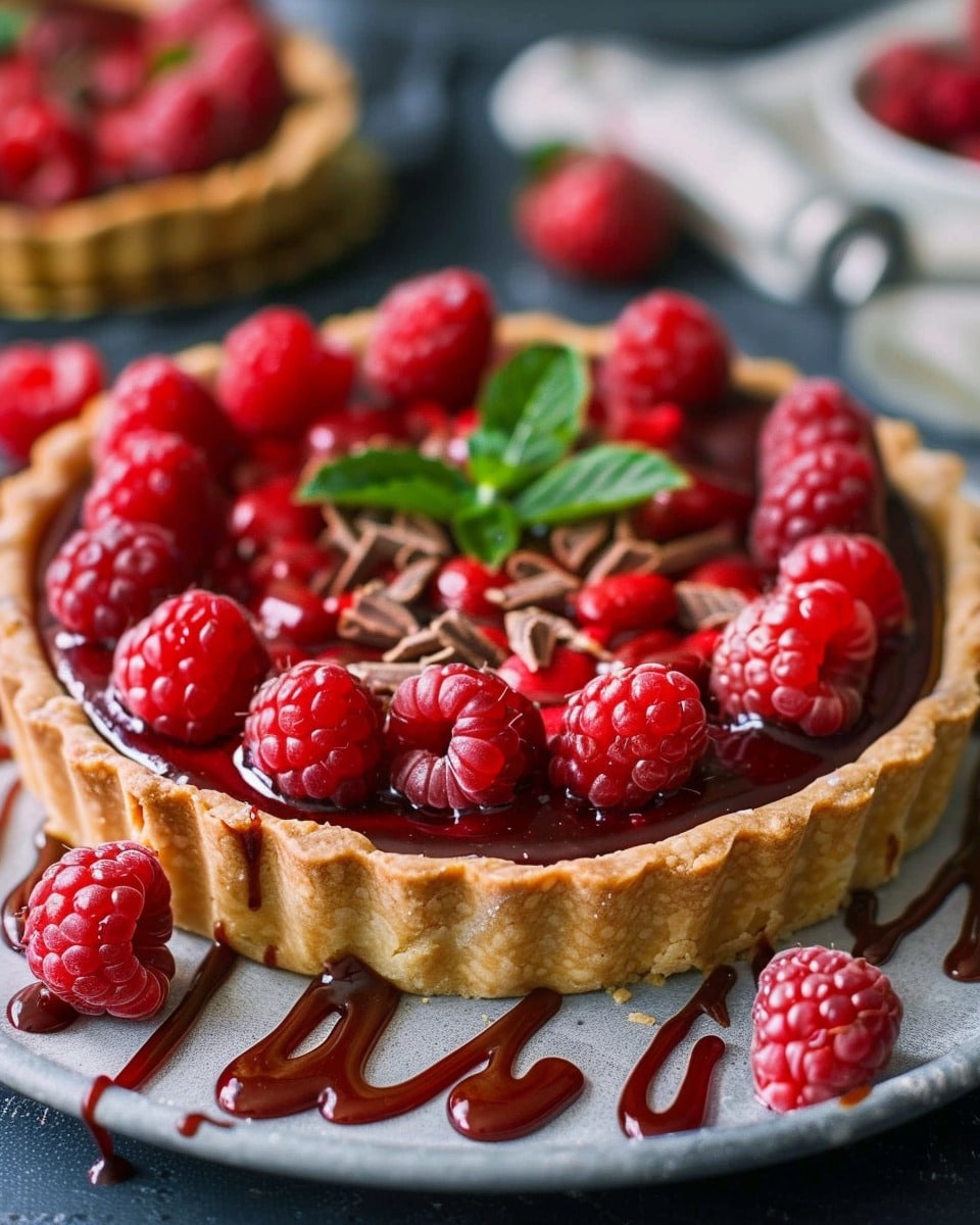 Chocolate Raspberry Tart