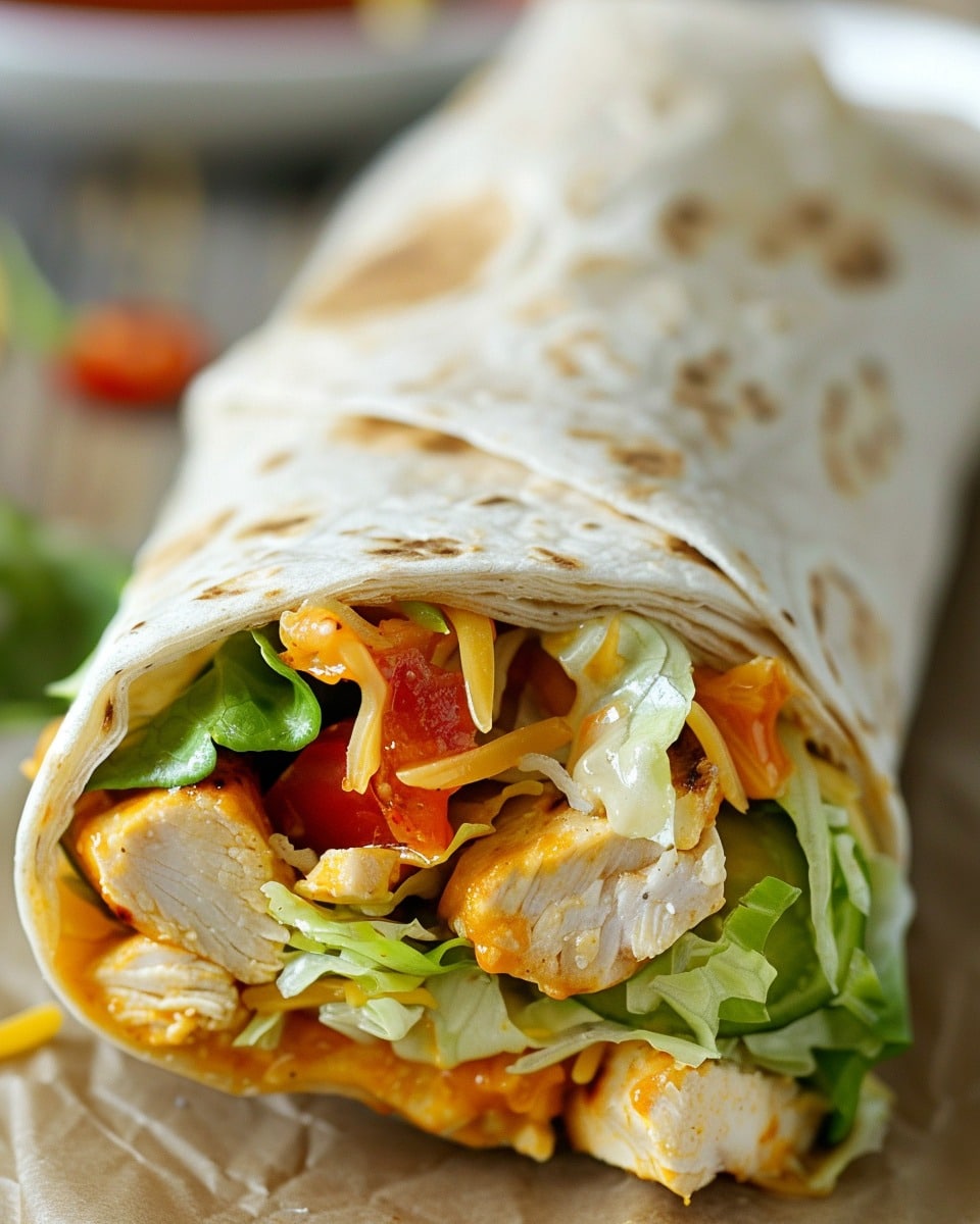 Sweet Chili Chicken Wraps