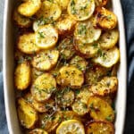 Crispy Greek Potatoes With Lemon Flavor