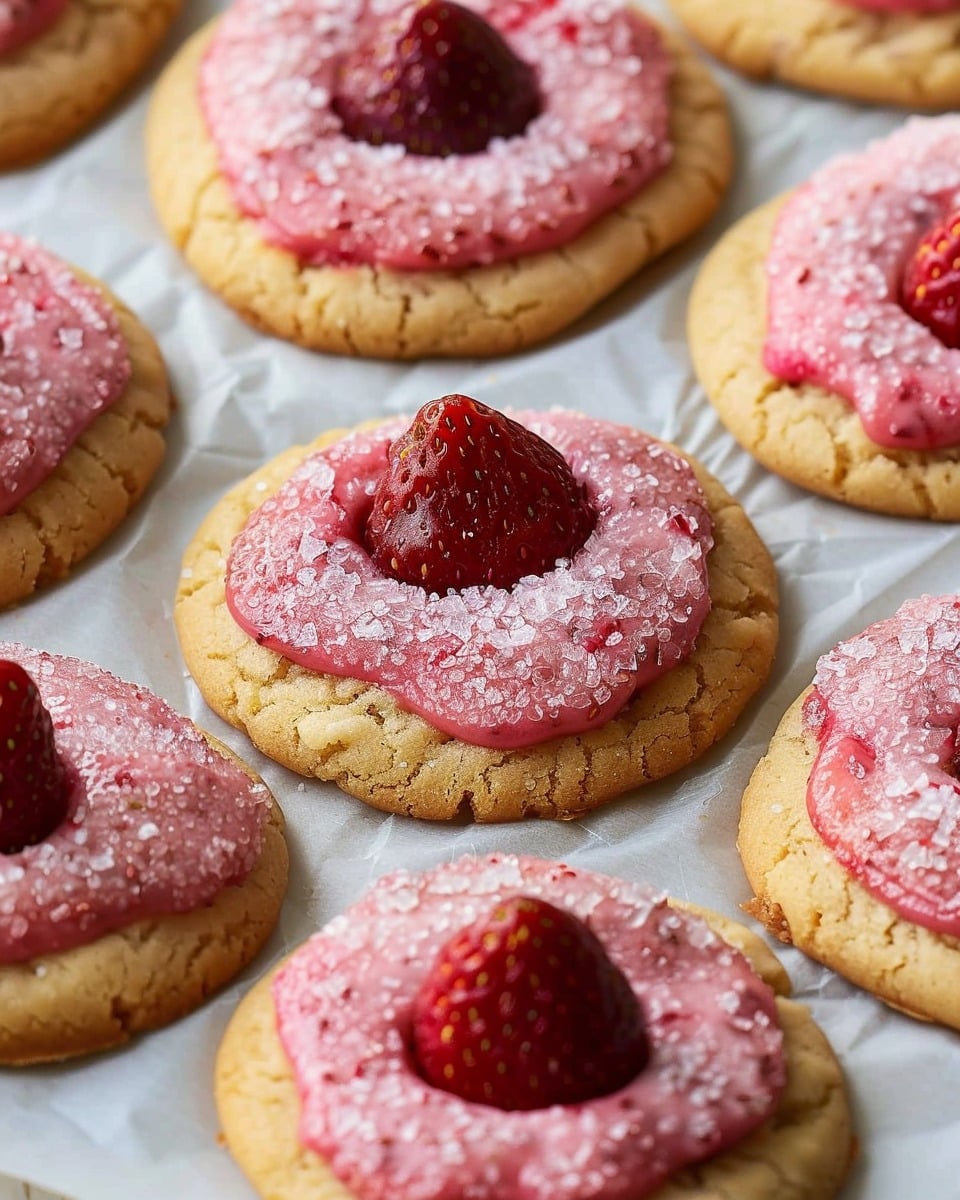 Strawberry Kiss Cookies