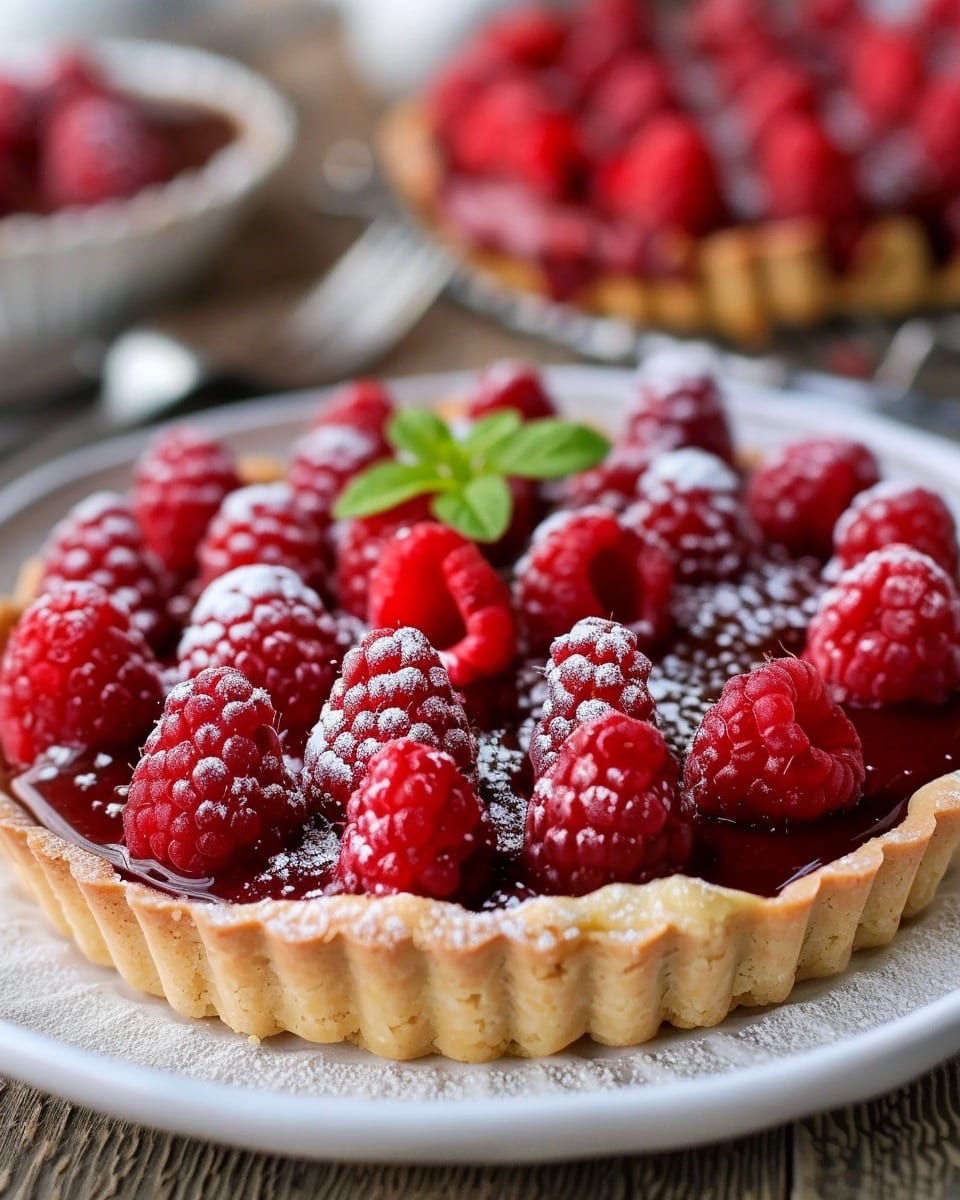 Chocolate Raspberry Tart