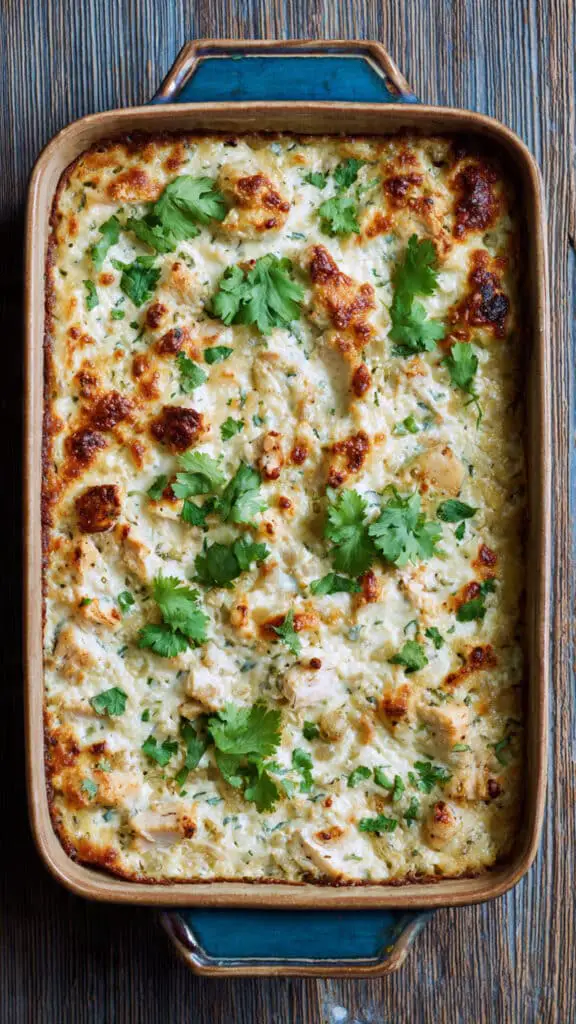 Dump-and-Bake Chicken Tzatziki Casserole
