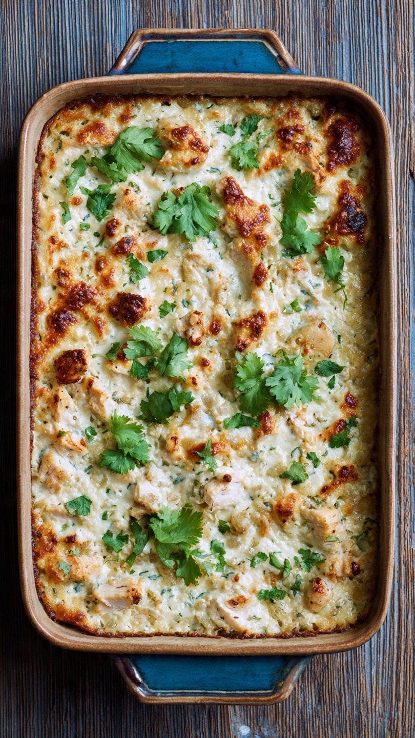 Dump-and-Bake Chicken Tzatziki Casserole