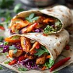 Sweet Chili Chicken Wraps