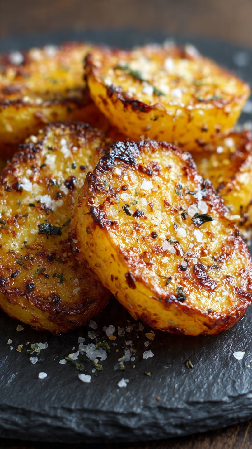 Crispy Greek Potatoes With Lemon Flavor