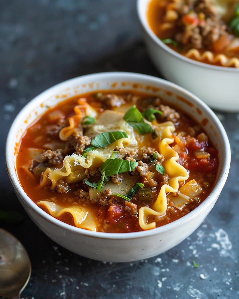 Vegan Lasagna Soup