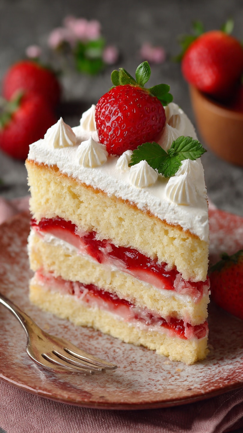 Delightful Strawberry Coconut Sponge Cakes for Every Celebration