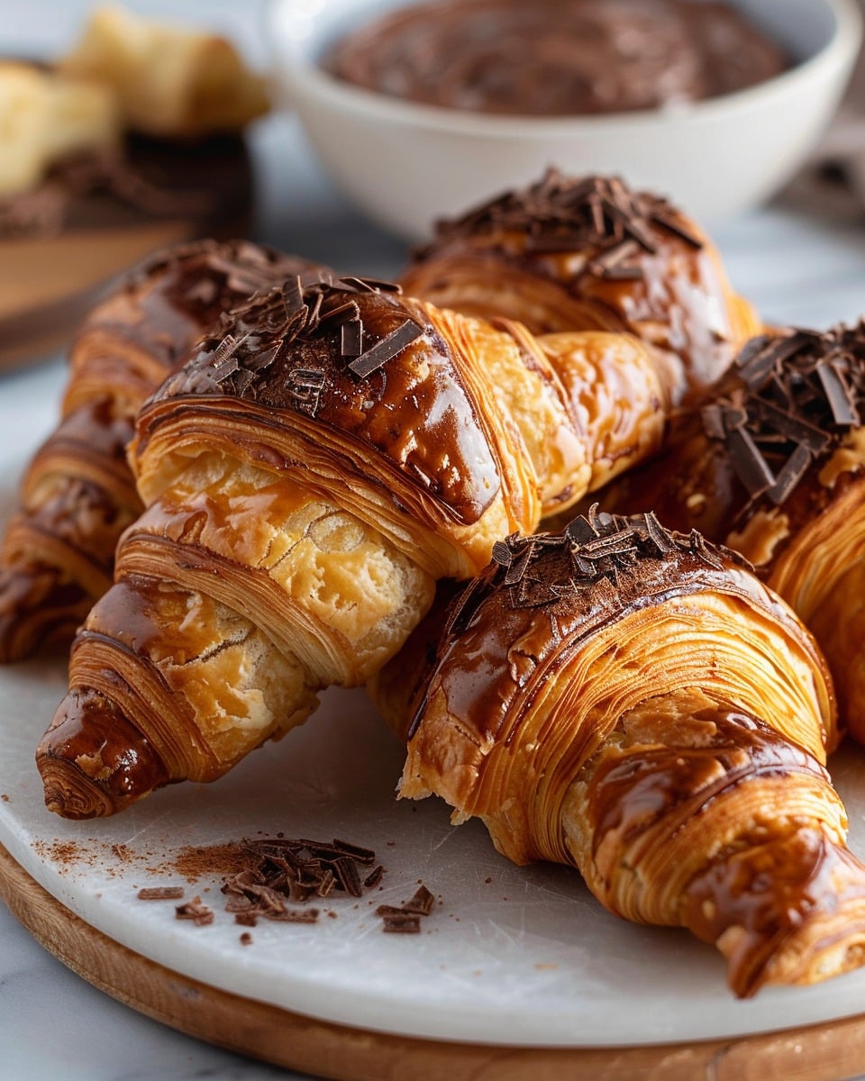 Brownie Batter Croissants