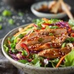 Crunchy Asian Sesame Chicken Salad