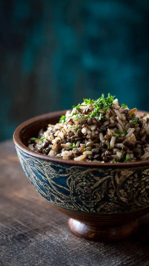 Mujadara (Lentils and Rice)