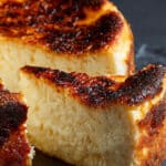 The Best Burnt Basque Cheesecake Made in a Loaf Pan