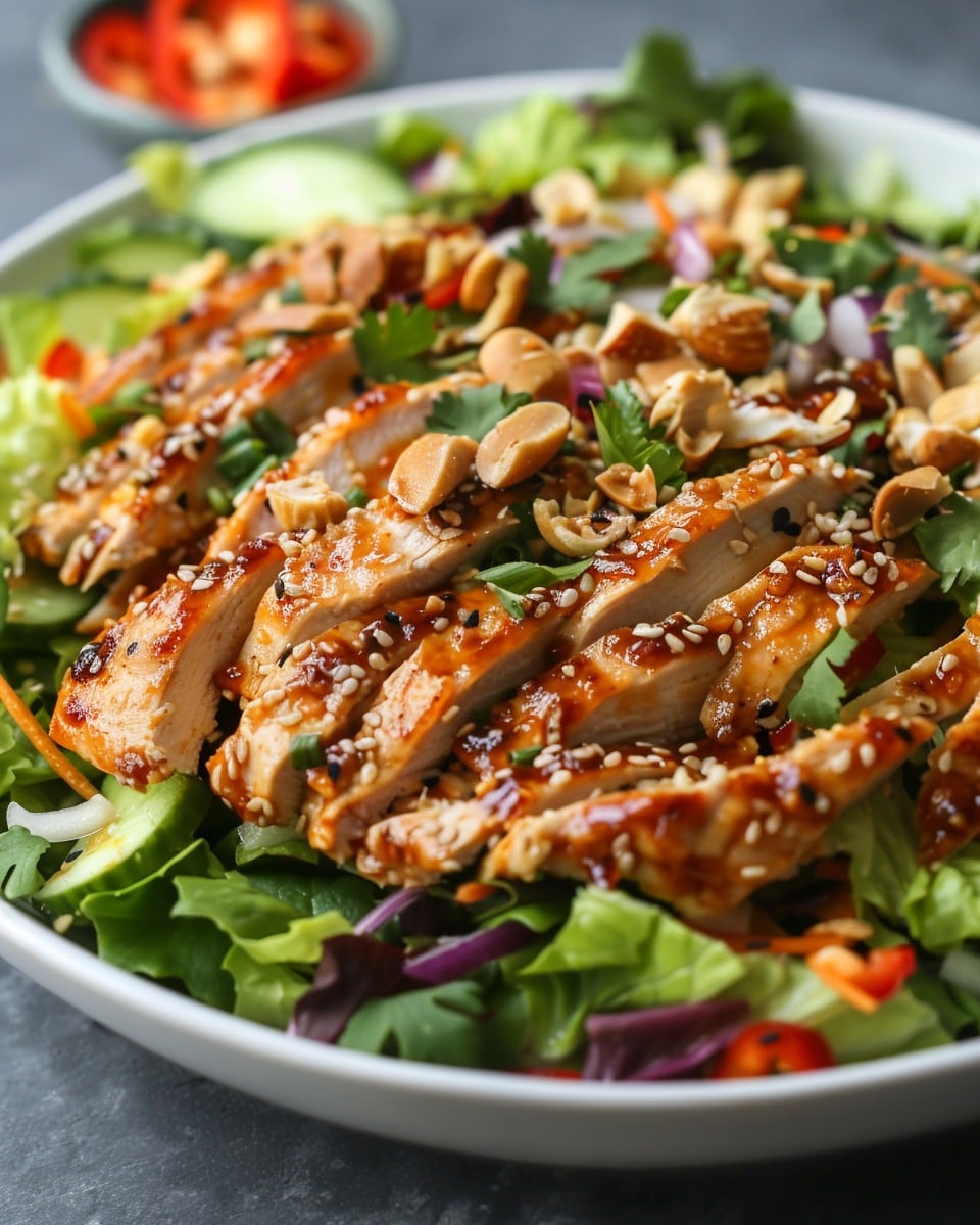 Crunchy Asian Sesame Chicken Salad