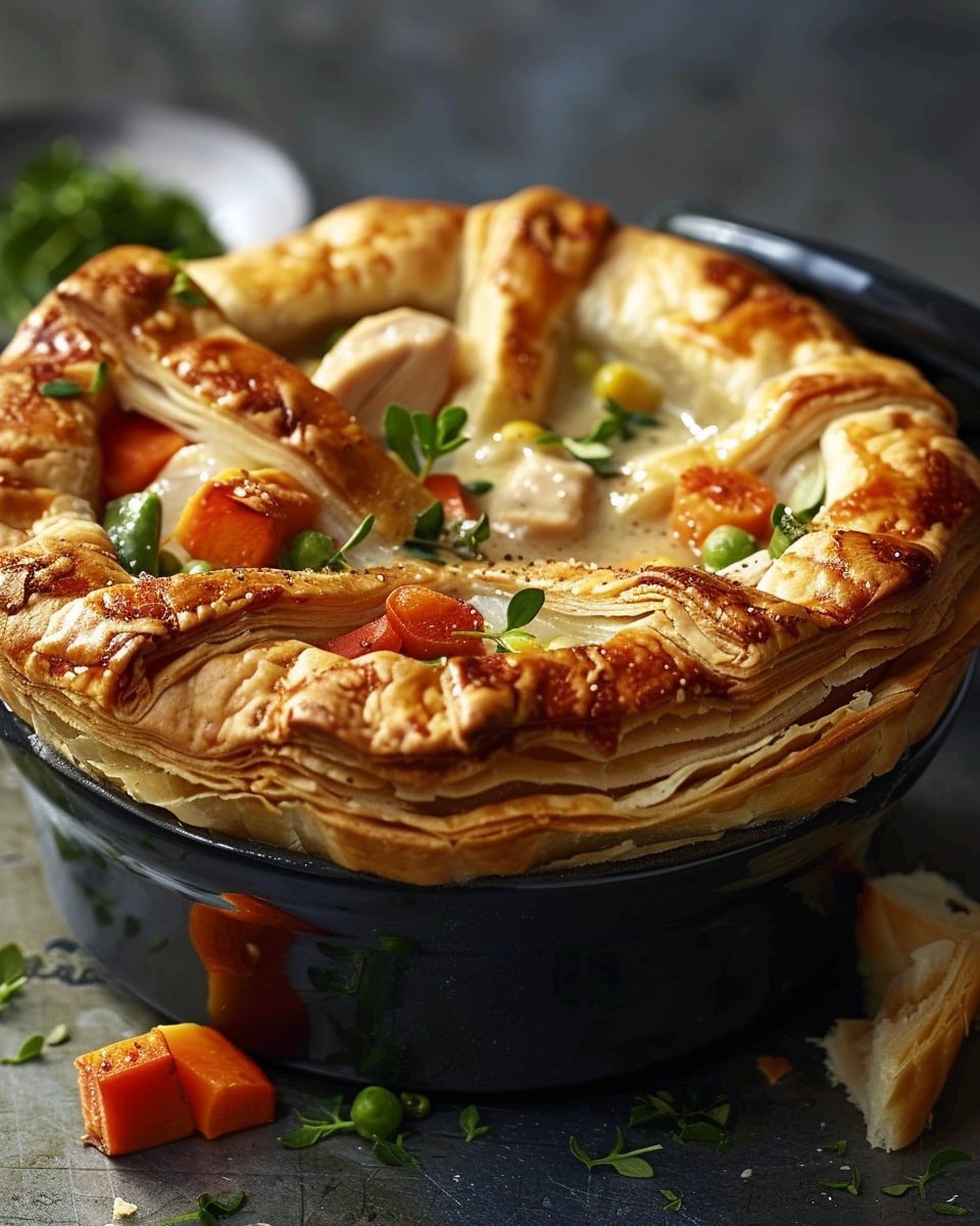 Puff Pastry Chicken Pot Pie