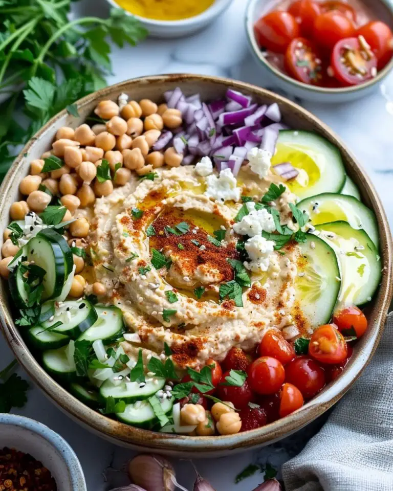 Mediterranean Hummus Bowl