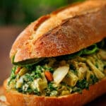 Spinach Artichoke White Bean Sandwich