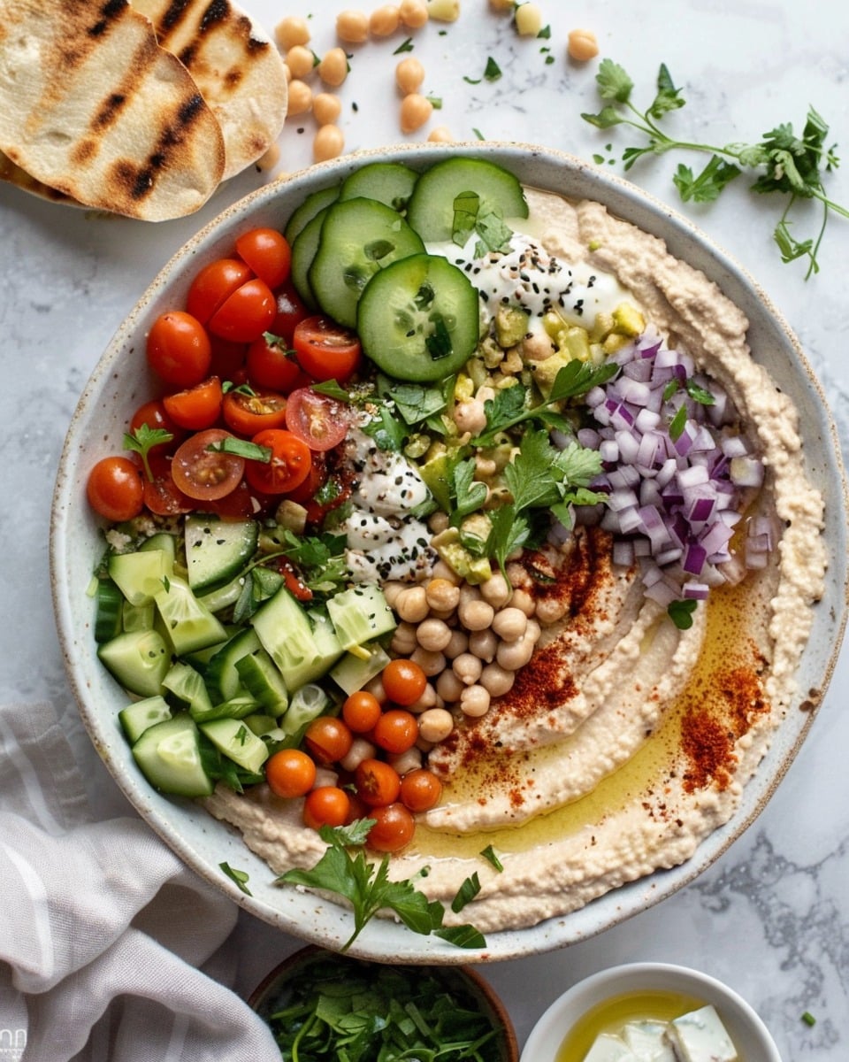 Mediterranean Hummus Bowl